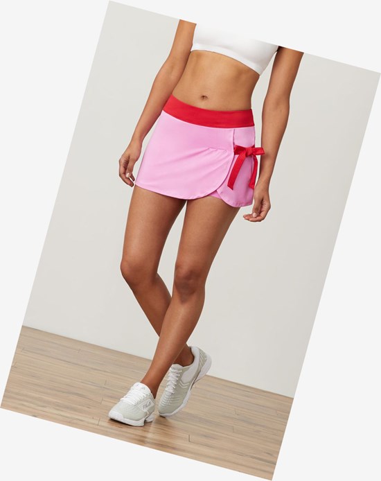 Fila 30 Love Side Tie Skort Cycl/Crim | 965130-EDG