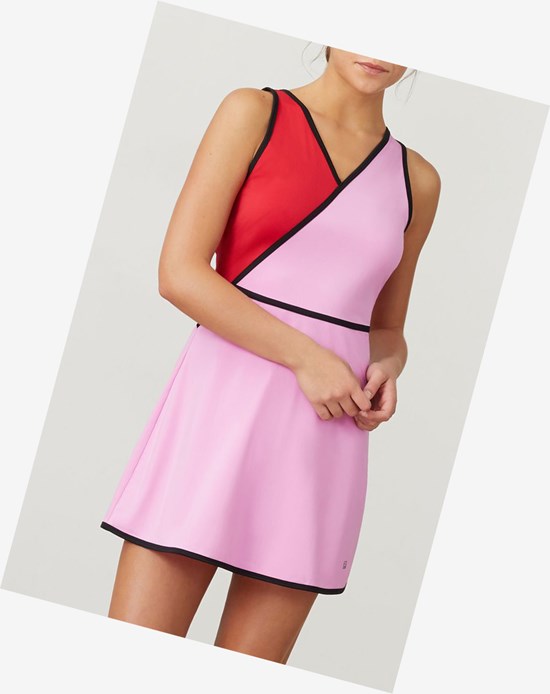 Fila 30 Love Vestido Cycl/Crim/Blk | 821475-NKU