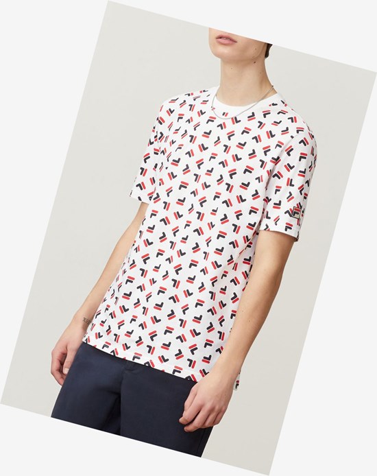 Fila Adam Tee Blancos | 294713-ELA