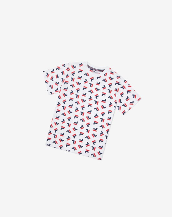 Fila Adam Tee Blancos | 864593-MRK