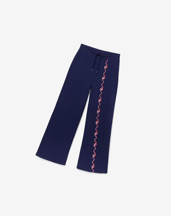 Fila Agnesina Pant 410 Peacoat | 683470-QDN