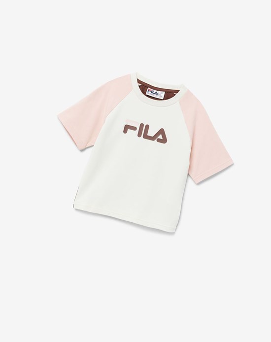 Fila Aisha Tee Azules Rosas | 921580-FCW