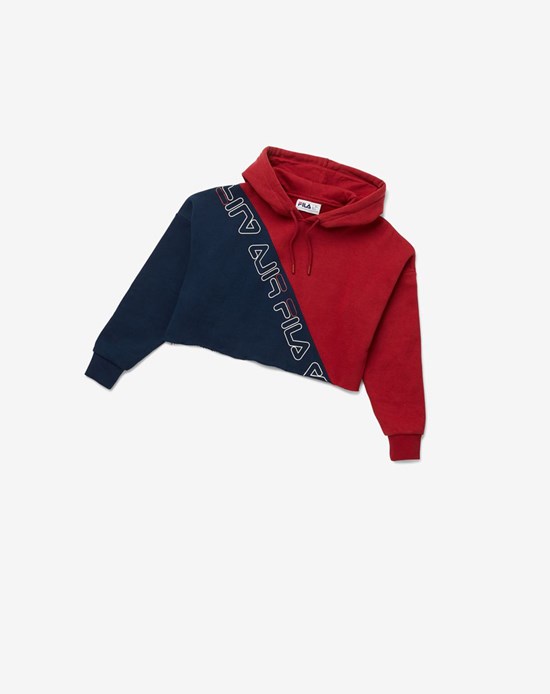 Fila Alianna Hoodie Rojos | 590476-UGK