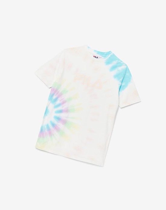 Fila Alivia Tie Dye Tee Creme | 186759-CML