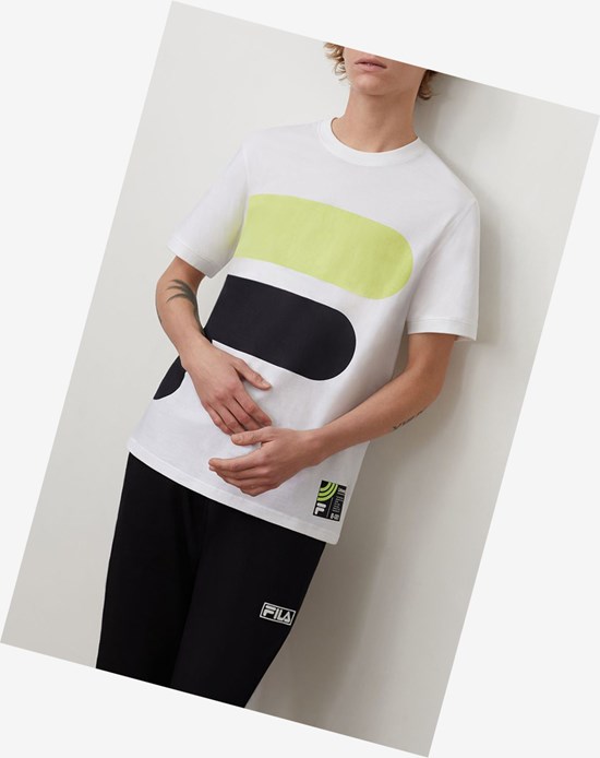 Fila Alvan Tee Wht/Sgrn/Blk | 802594-GEV