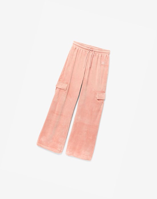 Fila Amrita Velour Pant Rosas | 725931-CWT