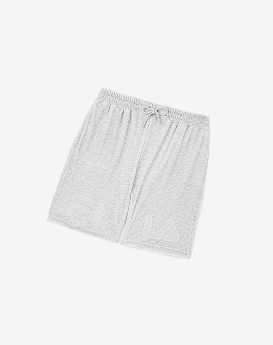 Fila Arc Velour Corta Grises Claro | 054219-FNP