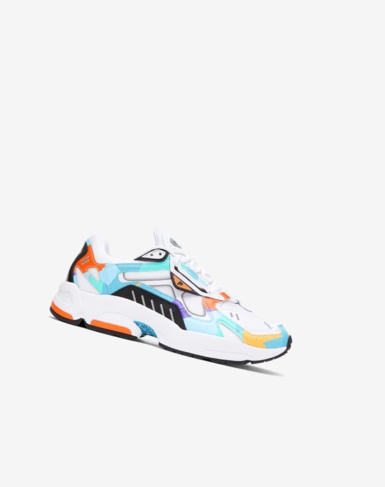 Fila Archive Rjv '90s Sneakers Blancos Negros Morados | 135764-WKE