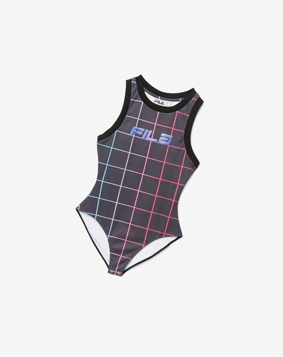 Fila Athena Racer Bodysuit Negros | 720538-PNV