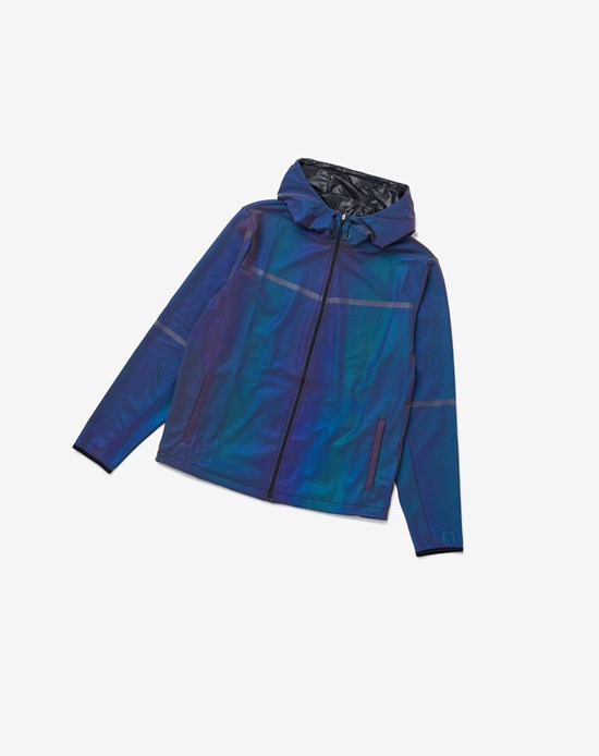 Fila Atticus Reflective Viento Jacket 003 Oil Slick | 723604-RUC
