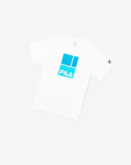 Fila Aussie Tee Blancos | 671538-WEB