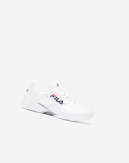 Fila Axilus 2 Energized Tenis Shoes Blancos Blancos Azul Marino | 124678-XMZ