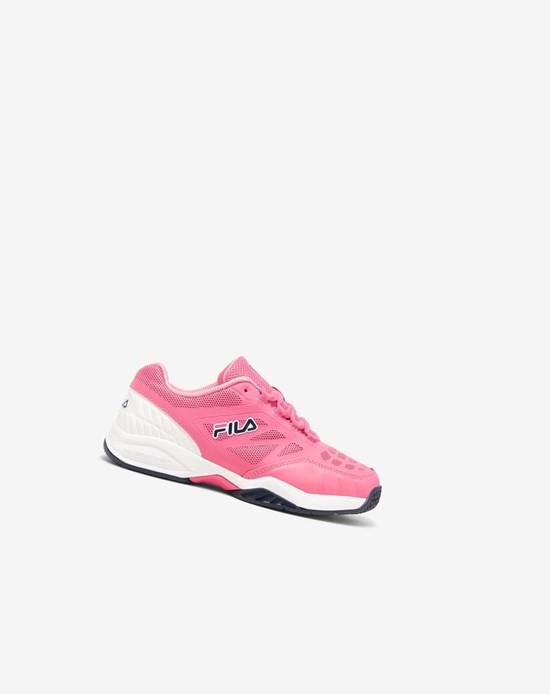 Fila Axilus Jr Tenis Shoes Shop/Wht/Fnvy | 958410-LBG