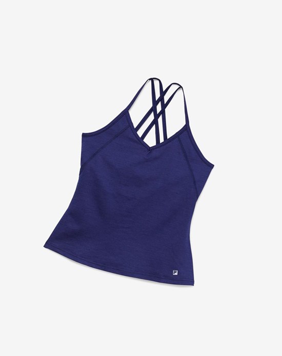 Fila Back Court Cami Tank 557 Marlin Heather ? Wild Lime | 152703-DPX