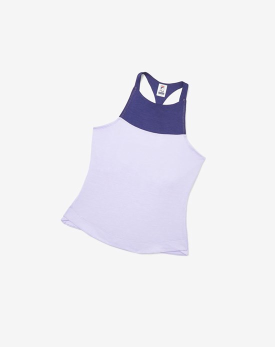 Fila Back Court Halter Tank Morados | 502748-XAP