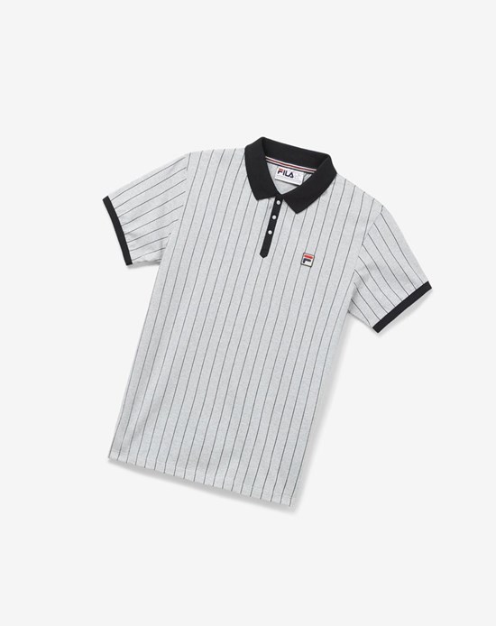 Fila Bb1 Polo Grises | 387469-MHJ