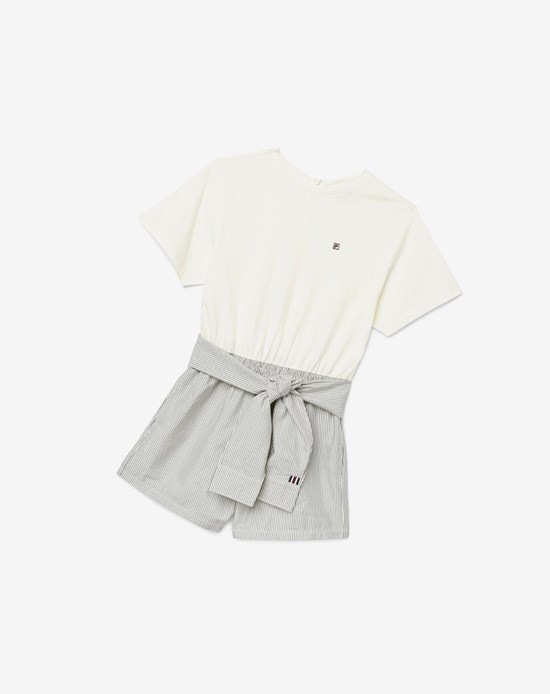Fila Bellini Romper Blancos | 031652-MOX