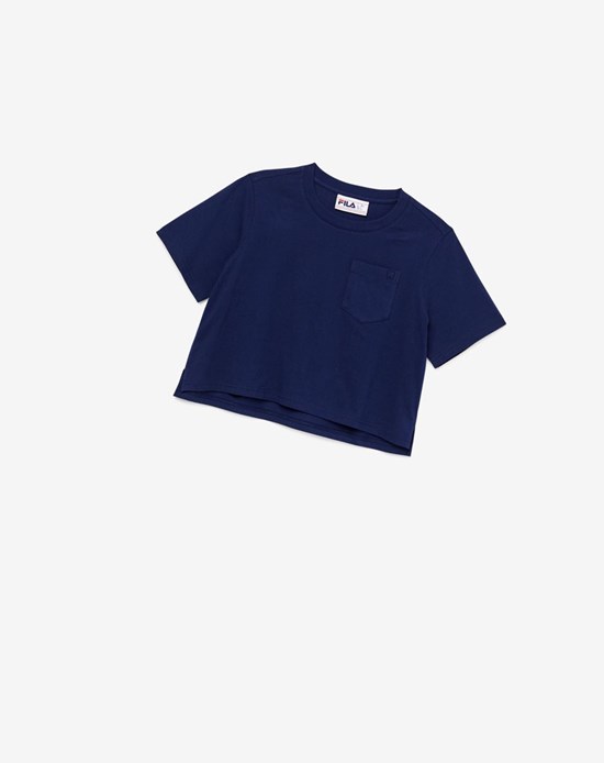 Fila Blenda Tee 410 Peacoat | 820437-LTY
