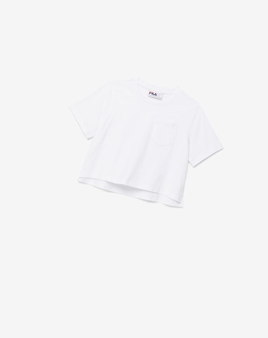 Fila Blenda Tee Blancos | 738609-SPX