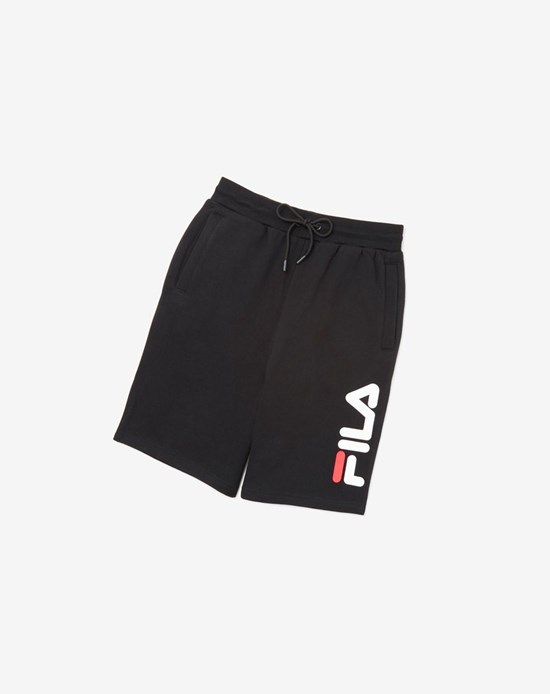 Fila Bono Corta Negros Blancos Rojos | 576318-JGQ