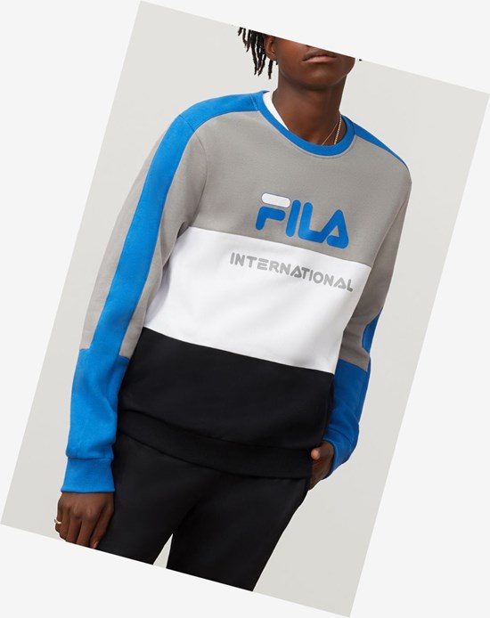 Fila Bravo Sweatshirt Fgry/Wht/Blk | 275834-AMU