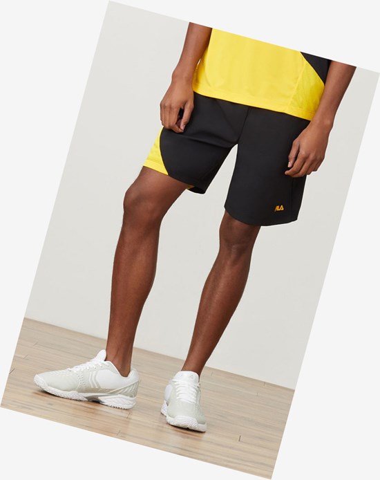 Fila Break Point Corta Negros Amarillos | 301972-ANW