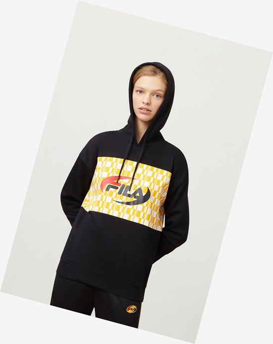 Fila Brianna Hoodie Blk/Gfus/Cred | 962178-IMH