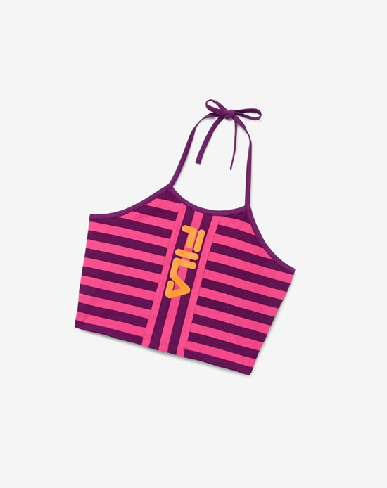 Fila Brinley Halter Tank Naranjas | 749856-RFD