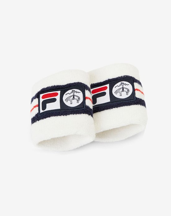 Fila Brooks Brothers X Fila '76 Wristbands Blancos Azul Marino Rojos | 024693-VIH