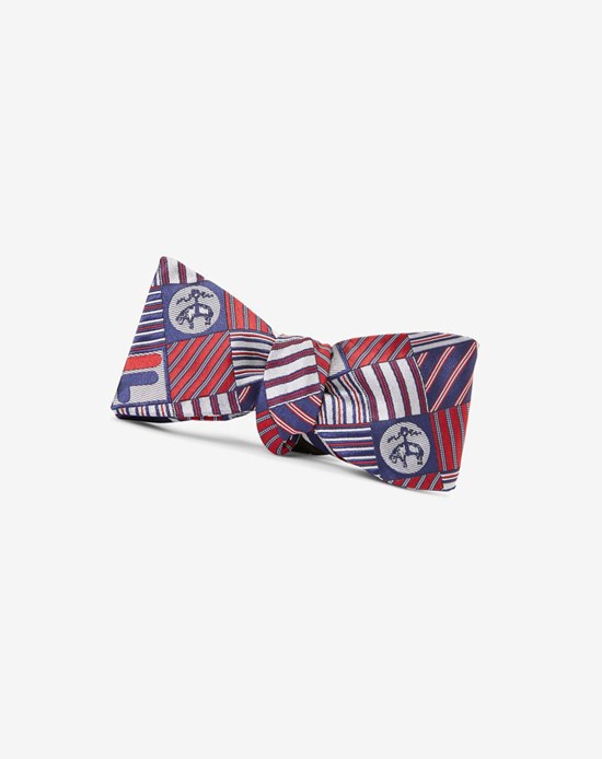 Fila Brooks Brothers X Fila Double Reversible Bow Tie Rojos | 185692-ITJ