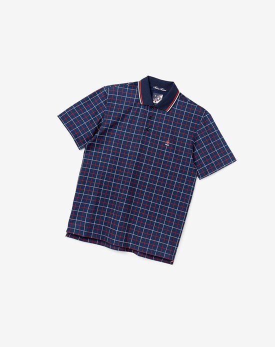 Fila Brooks Brothers X Fila Windowpane Polo 606 Knit Check | 506319-LAB