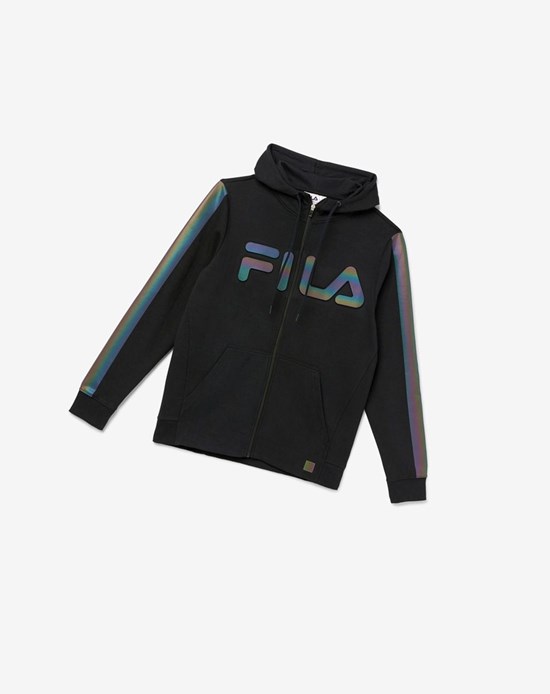Fila Cadman Hoodie Negros | 153702-XJT