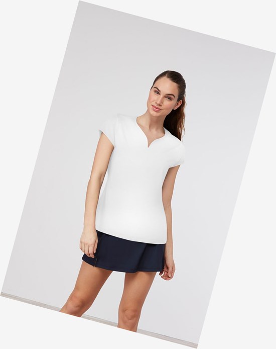 Fila Cap Sleeve Top Blancos | 368521-HKW