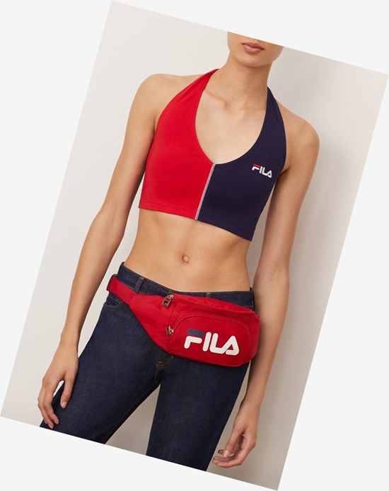 Fila Cara Halter Top Peac/Cred/Wht | 273405-UPX