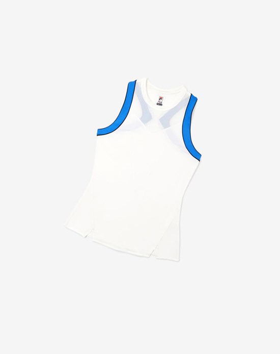 Fila Celestial Point Racerback Tank Blancos Azules Turquesa | 960375-RTM