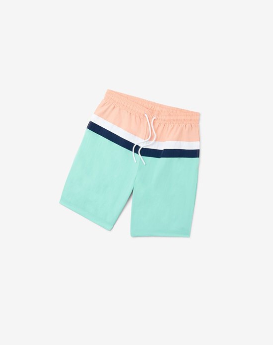 Fila Charlie Swim Corta Blancos Verde Menta | 839205-DAP