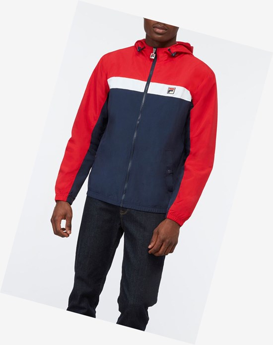 Fila Clipper Viento Jacket Cred/Navy/Wht | 413897-RYF