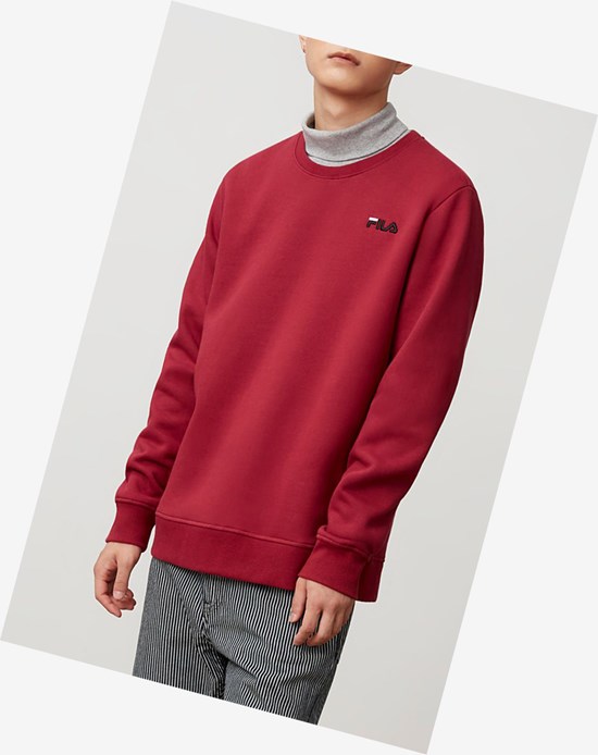 Fila Colona Sweatshirt Rojos Negros Blancos | 097431-GLM