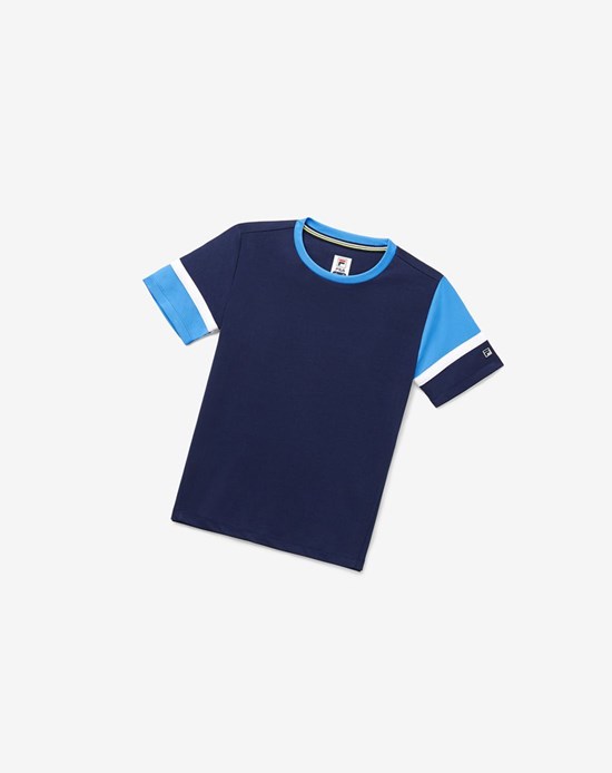Fila Core Doubles Crew Azul Marino | 213789-OXB