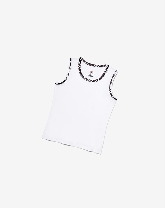 Fila Core Fullback Tank Blancos | 187294-DUP