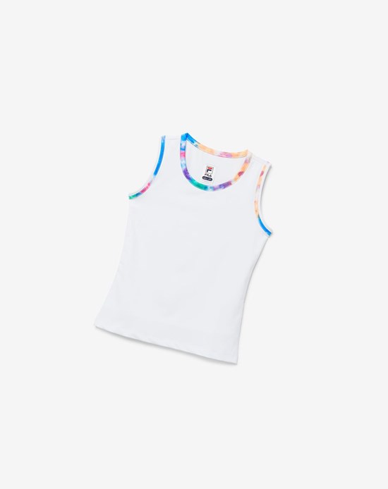 Fila Core Fullback Tank Blancos | 267094-RAB
