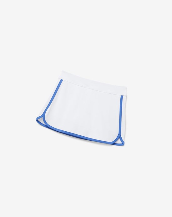 Fila Core Tenis Skirt Blancos Azules | 746981-NBW