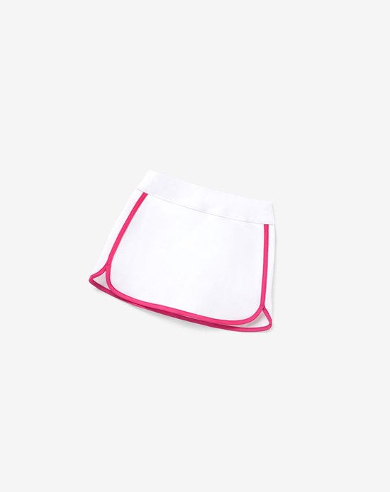 Fila Core Tenis Skirt Blancos Rosas | 854329-JTX
