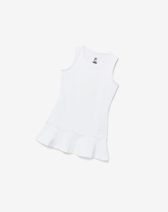 Fila Core Tenis Vestido Blancos | 082953-WRT