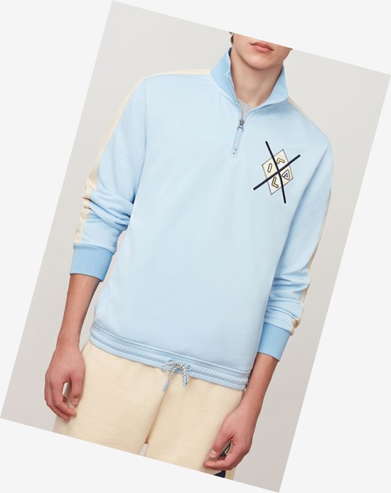 Fila Costa Half Zip Pblu/Bsand | 312760-BLR