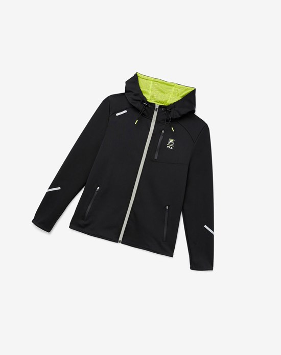 Fila Coulty Tech Hoodie Negros | 102847-MZC