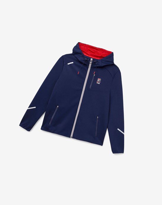 Fila Coulty Tech Hoodie Rojos | 903148-PVF