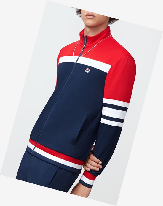 Fila Courto Jacket Cred/Navy/Wht | 917268-ZRO