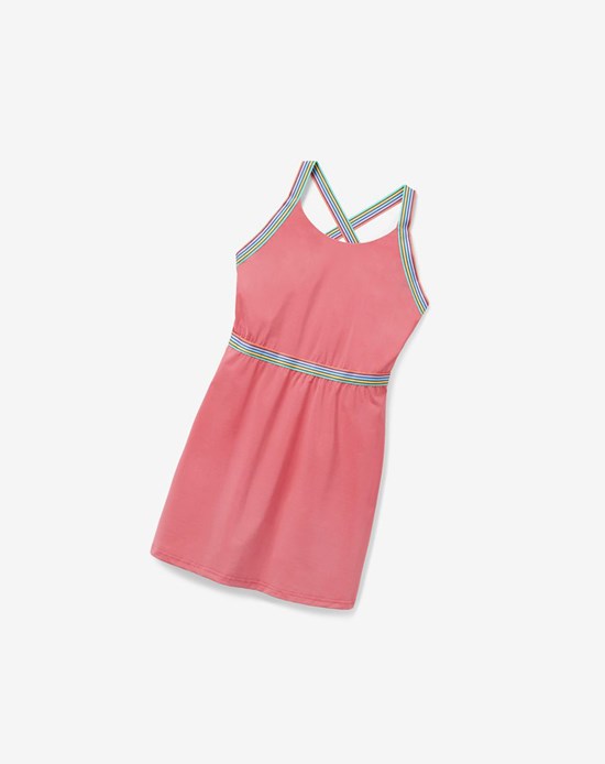 Fila Cross Court Cross Back Vestido Rosas | 631254-SXN