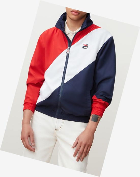 Fila Cruz Windbreaker Cred/Peac/Wht | 642879-PCJ
